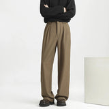 Men's Light Luxury Naples Slim-fit Suit Pants Casual Japanese Retro Premium Quality Elegant Popular Leisure Trousers 2026 Spring