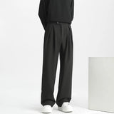 Men's Light Luxury Naples Slim-fit Suit Pants Casual Japanese Retro Premium Quality Elegant Popular Leisure Trousers 2026 Spring