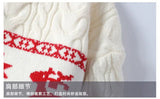 American style trendy street hip-hop personalized graphic round neck sweater for couples loose retro Harajuku knit casual top