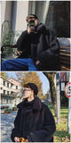American Autumn/Winter Street Men and Women Trendy Personalized Jackets for Couples Loose Retro Loose Casual Harajuku Top