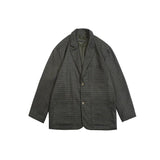 Retro High-end Blazers Men Spring Autumn Loose Design Trendy Streetwear Japanese Casual Striped Long Sleeved Harajuku Handsome