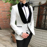 New Business Casual Korean Men's Suit Three-piece Wedding Man Dress Costume Homme Blazer Masculino  Suits for Men  Suits