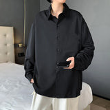 New Men's Casual Shirt Male Overshirt 2025 Long Sleeve Shirts Classic Basic Casual Slim Breathable Business Comfort Blouse