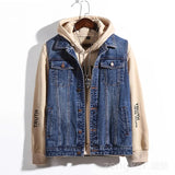 Men's Denim Vest Jacket Sleeveless Cowboy Vest Large Sizes 5XL-7XL Handsome Vest for Men Sleeveless coats