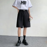 Summer Suit Shorts Men Fashion Social Mens Dress Shorts Korean Business Casual Black Shorts Mens Office Formal Shorts M-2XL