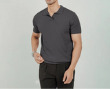 T-shirts Men Simple Casual Short Sleeve Fashion Korean Style Daily All-match Chic Turn-down Collar Handsome Charming Students