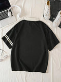 New Men's Chicago Print Loose Polo Shirt Fashion Short Sleeve Lapel Sports T-shirt Men Women Activewear Oversized Unisex Tops