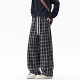 Winter Thick Pants Men Warm Fashion Retro Casual Pants Men Streetwear Hip-hop Loose Wide Leg Pants Mens Vintage Trousers