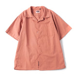 American Retro Cotton Top Washing Men's Shirt Loose Japanese Summer Cuban Collar Short-sleeved Shirt Fashionable Handsome Top