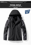 Male New Arrived Winter 3 in 1 Jackets Parkas Unisex Two-pieces Sets Men Outdoor Jacket Waterproof Hiking Coat Windbreaker Coat