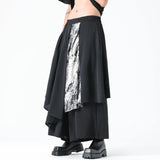 Men Casual Black Pants Men Irregular Style Trendy Japanese Pants Male Samurai Skirt Summer Bottoms Man Streetwear Trousers