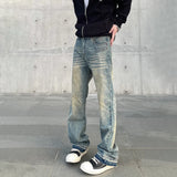 Streetwear Jeans Men Autumn Fit Vintage Trousers High Street Vaqueros Pantalones Hombre Slim Straight-leg Y2k Winter Denim Pants