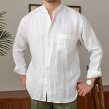 All Season Mens Casual Wear Versatile Clothing Versatile Commuting Shirt Brown Mens Casual Shirt Slight Stretch