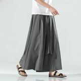 Thin Ice Silk Casual Pants Loose-fit Trendy Bell Bottoms Baggy Designer Clothes Man Harajuku Essentials Cargo Pants