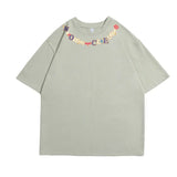 Men's T-shirts Oversized White Big Size 5XL Cotton T Shirt for Men Casual Summer Wear Letter Print Tee Shirts Men Clothing