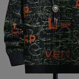 New American Trendy Men Sweaters Light Luxury Letter Printed Knit O Neck Long Sleeve Pullover Casual Loose High Street Knitwear