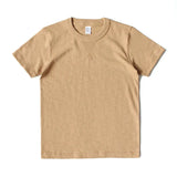 Heavy 300g Cotton T-shirt Men's Seamless Weaving Bamboo Cotton Short Sleeve Tee Tops Unisex Clean Fit Design Collar Undershirt