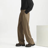 Men's Light Luxury Naples Slim-fit Suit Pants Casual Japanese Retro Premium Quality Elegant Popular Leisure Trousers 2026 Spring