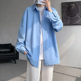 Long Sleeved Shirt Men Fashion Black Dress Shirt Men Korean Loose Casual White Shirt Mens Office Formal Shirt Large Size 4XL