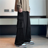 Pants Men Retro Japanese European Stylish Hip Hop Cargo Trousers Pantalones Fashion High Street Casual Baggy Students Unisex Ins
