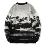 New Autumn Winter Casual Sweater Men Loose Harajuku Style Round Neck Long Sleeve Mens Fashion Pullovers Trendy Sweaters