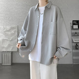 Autumn Japanese Style Oversized Harajuku Shirt Men Casual Loose Blouse Plus Size 5XL-M All Match Fashion Streetwear Male Clothes