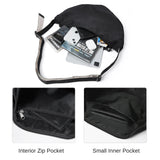 Solid Hobos Crossbody Bag for Men Large Capacity Oxford Waterproof Half Moon Belt Bag Fashion All-match Men Shoulder Bag