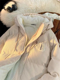 autumn and winter street fashion corduroy thick jacket for men and women couple personalized loose retro casual Harajuku