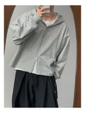 Plus Velvet Hoodies Men Hooded Loose Hip Hop Winter Warm Couples Sweatshirts Korean Fashion Coats Outwear High Street All-match