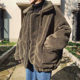 American Autumn/Winter Street Men and Women Trendy Personalized Jackets for Couples Loose Retro Loose Casual Harajuku Top