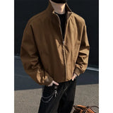 New Spring Autumn Men's Bomber Jackets solid Casual Male Outwear Windbreaker Jacket Mens Zipper Baseball Uniform Coats Clothing