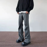 Pants Men Handsome Advanced Daily Simple Straight Trousers Spring Fashion All-match Korean Style Chic Students Youthful Cozy New