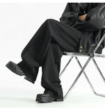 Black Casual Pants Men Oversized Wide Leg Pants Men Grey Sweatpants Streetwear Loose Joggers Sports Pants Mens Trousers M-2XL