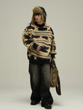 Autumn Sweaters Men Daily Fashion Comfortable Warm Blocking Pullovers Colorful All-match European Style Youthful Vitality Retro