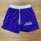 Summer American Jersey Shorts Double-sided Mesh Basketball Shorts Men's Casual Knee Street Shorts Training Quick-dry Half Pants