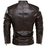 Men Fashion Leather Jacket Men Outerwear Leather Moto Jacket Trend Brand Men's New Clothing Streetwear Blazer Casual Jackets