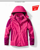 Male New Arrived Winter 3 in 1 Jackets Parkas Unisex Two-pieces Sets Men Outdoor Jacket Waterproof Hiking Coat Windbreaker Coat