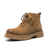 Men's Genuine Leather Martin Boots Men's Casual Shoes Men's Snow Boots Waterproof Winter Warm Cotton Boots 38-46