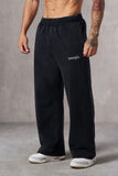 2025 American Style New Men's Sports Pants Spring Autumn Outdoor Jogging Muscle Fitness Embroidered Straight Casual Long Pants