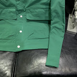 Men Jackets Pure Color Cropped Japanese Style Pockets Simple All-match Workout Advanced Lapel Harajuku Single Breasted Vitality