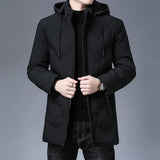 Men's Warm Clothing Top Quality Parkas Fashion Long Thicken Outwear New Brand Hooded Casual Jackets Winter Windbreaker Coats
