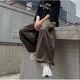 Vintage Baggy Cargo Pants Men Parachute Wide Leg Trousers Male Oversize Retro Loose Casual Japanese Streetwear Hip Hop