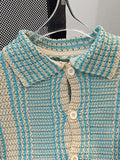 T-shirts Men Summer Korean Style Turn-down Collar Couple Chic Single Breasted Design Youthful Breathable Special Casual Loose