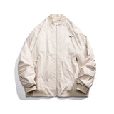 New Autumn Fashion Bomber Jacket Men Oversized Outerwear Black Red Waterproof Windbreaker Solid Mens Baseball Jackets Coats