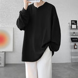 High Quality Texture Long Sleeve T shirt For Men Spring Autumn Casual Mens T-shirts Male Tops Classic Clothes Men's T-Shirts