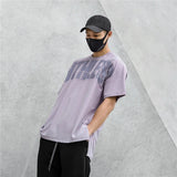 Summer Short Sleeve T-Shirt Men's Loose Gym Running Oversized Bodybuilding Sports T-Shirt Fitness hip hop clothing man