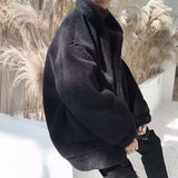 American Autumn/Winter Street Men and Women Trendy Personalized Jackets for Couples Loose Retro Loose Casual Harajuku Top