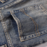 Jeans Men Y2k Streetwear Casual Fashion Straight-leg Baggy Stacked Trousers Autumn Winter Designer Vintage Street Denim Pants