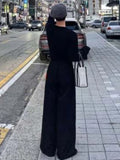 Pants Men Fashion Casual Solid High Street Simple Hip-hop Wide Leg Trousers All-match Korean Style Loose Temperament College New