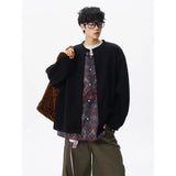 Jacket men Stand Up Collar Single Breasted Fake Two Piece Jacket Autumn Thin Ethnic Print Patchwork Mens Outerwear Coat men new